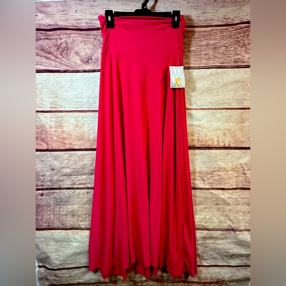 Lularoe Pink Maxi Skirt NWT XS